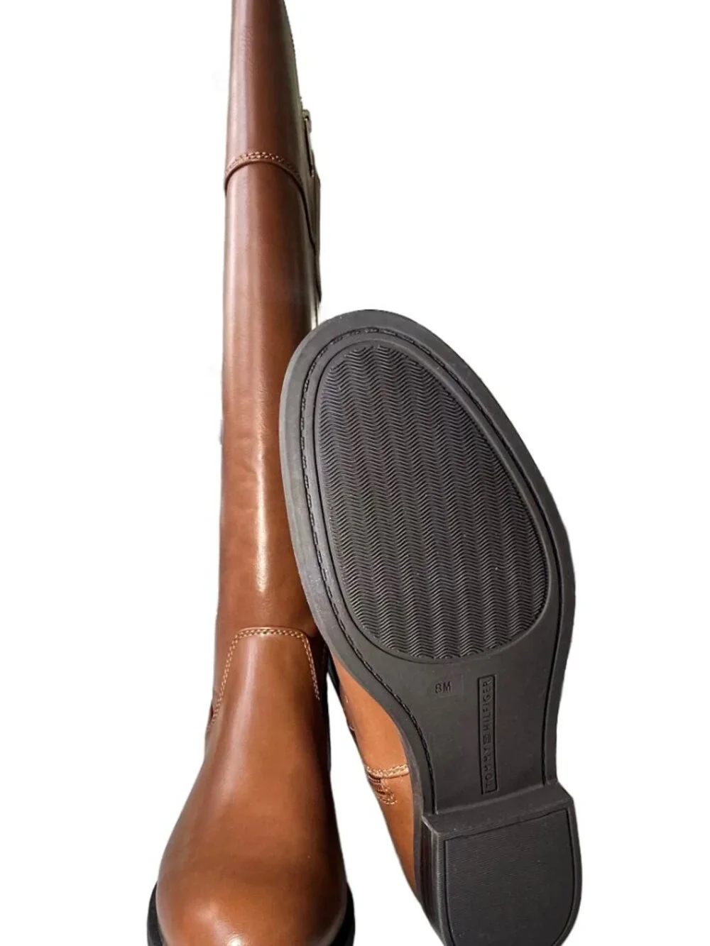 New Tommy Hilfiger Women's Shyenne Boots - Cognac - Size 8